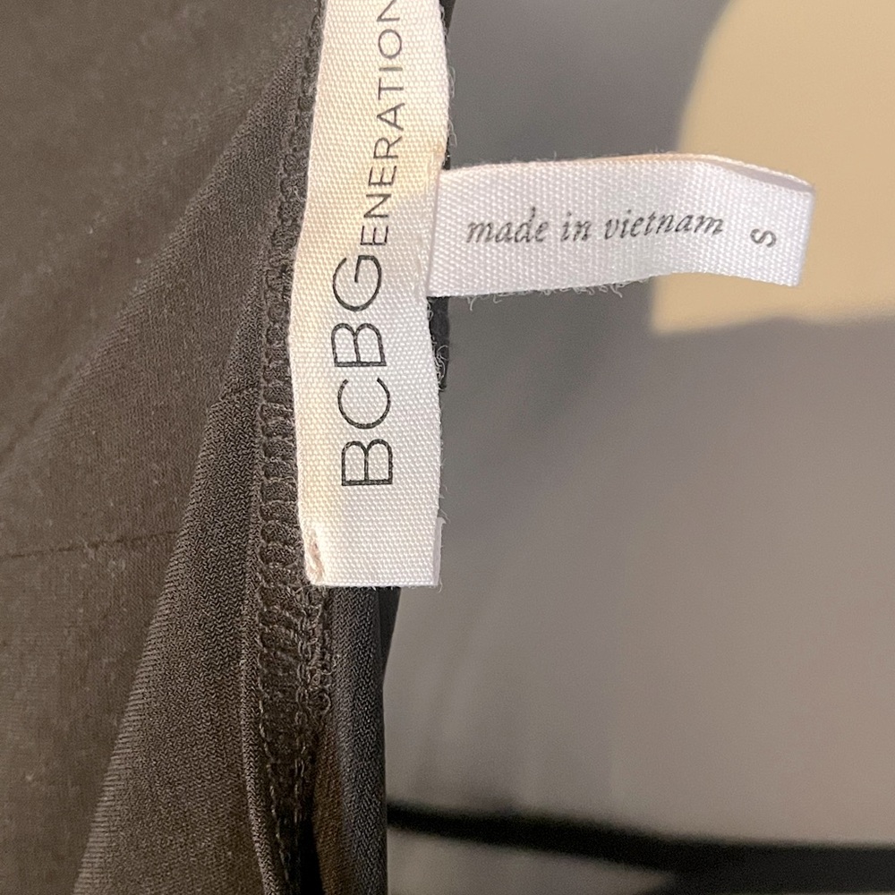 BCBG black cocktail dress small size halter dress, gently used